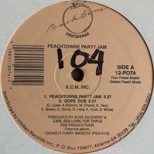 K.C.M. Inc. - Peachtowne Party Jam