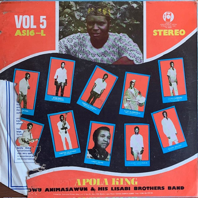 Idowu Animashawun And His Lisabi Brothers International - Vol. 5 Apola Sounds Parade