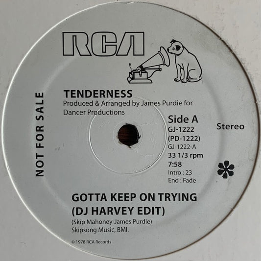 Tenderness - Gotta Keep On Trying (DJ Harvey Edit)