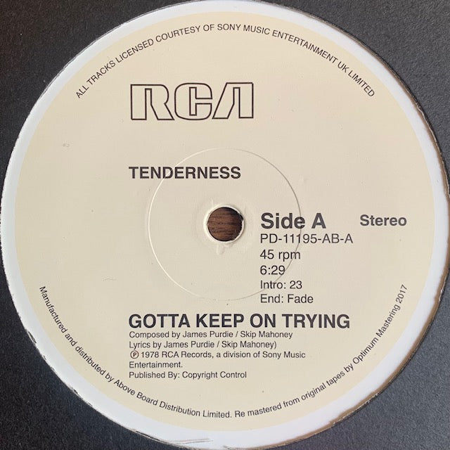 Tenderness - Gotta Keep On Trying
