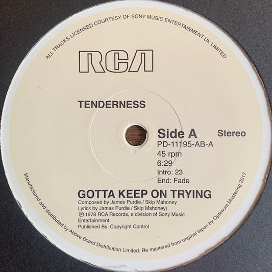 Tenderness - Gotta Keep On Trying