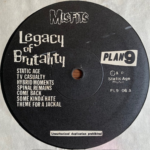 Misfits - Legacy Of Brutality