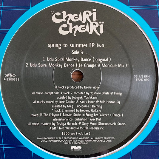 Chari Chari - Spring To Summer EP Two...