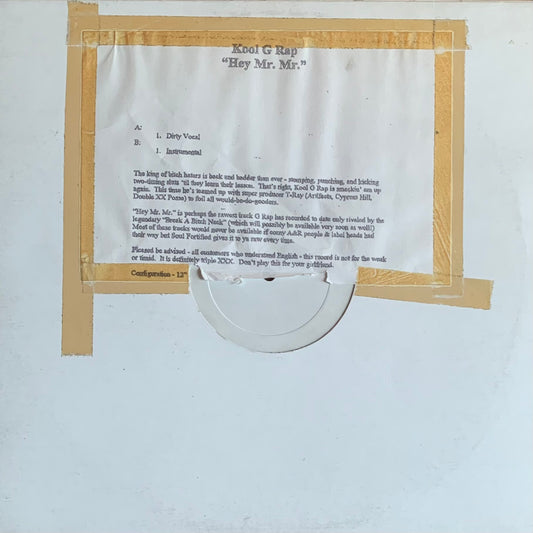 Kool G Rap - Hey Mister Mister