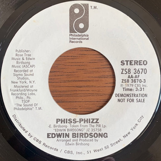 Edwin Birdsong - Phiss-Phizz [7”]
