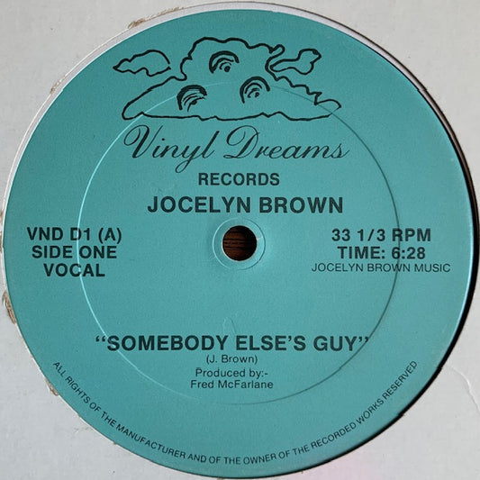 Jocelyn Brown / Frederick "M.C. Count" Linton - Somebody Else's Guy / I'm Somebody Else's Guy