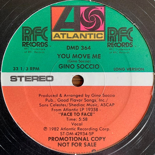 Gino Soccio - You Move Me
