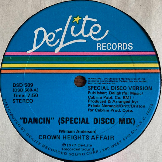 Crown Heights Affair - Dancin (Special Disco Mix)
