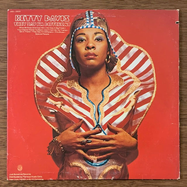 Betty Davis-They Say I'm Different