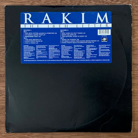 Rakim-The 18th Letter