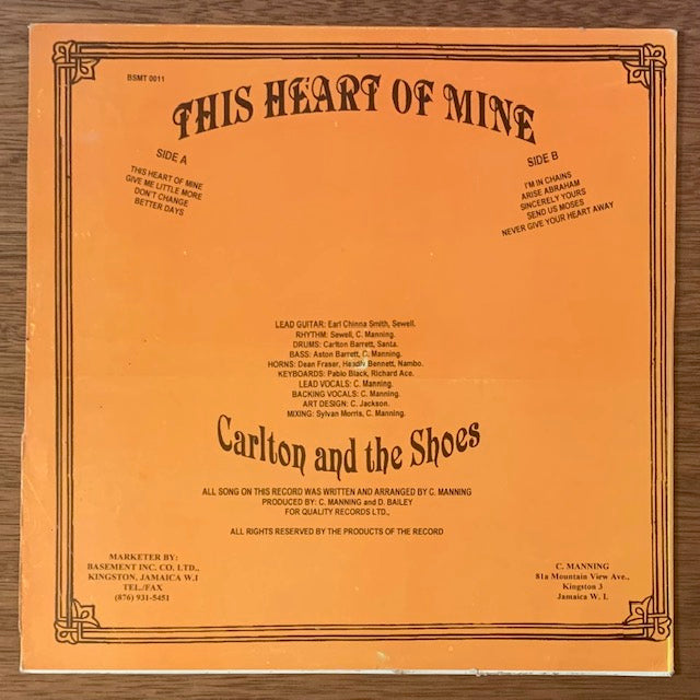 Carlton And The Shoes-This Heart Of Mine