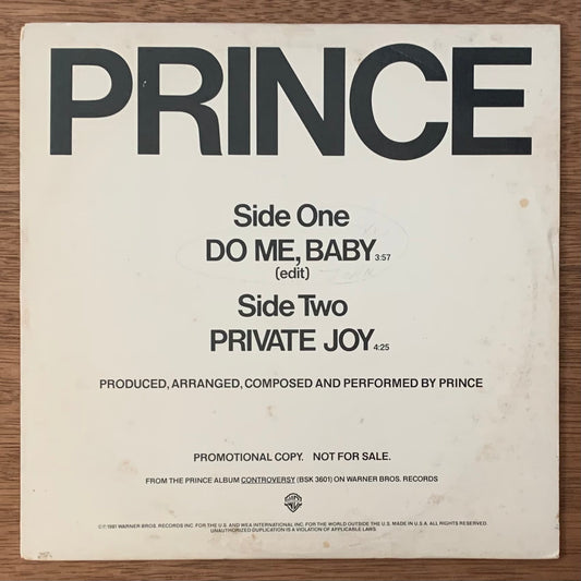 Prince-Do Me, Baby
