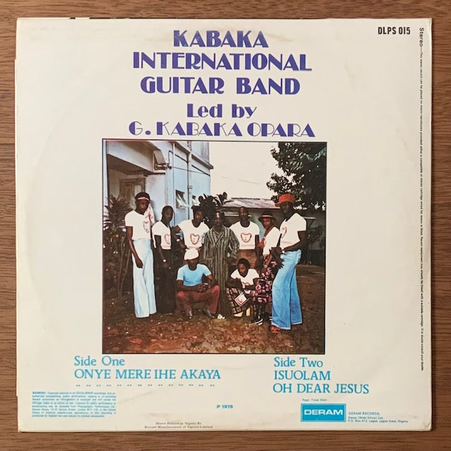 Kabaka International Guitar Band-Onye Mere Ihe Ahaya