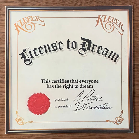 Kleeer-License To Dream