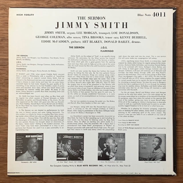 Jimmy Smith-The Sermon!