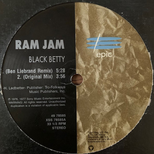 Ram Jam-Black Betty