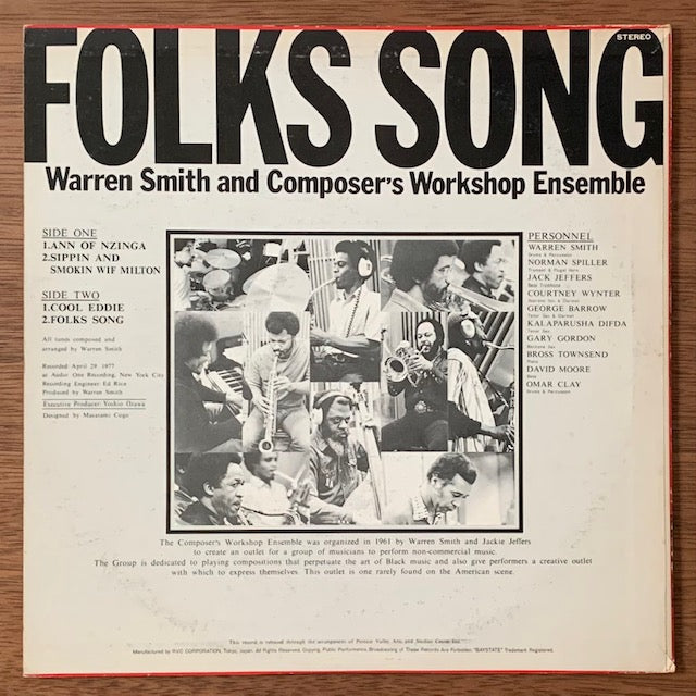 Warren Smith & Composer's Workshop Ensemble - Folks Song