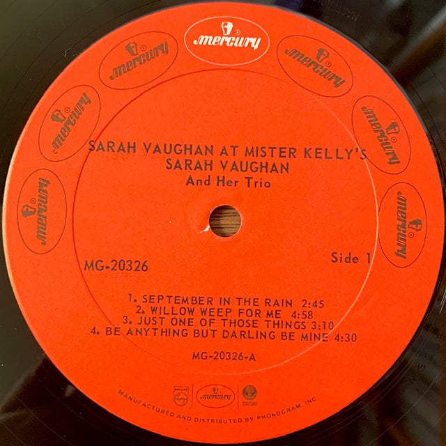 Sarah Vaughan-At Mister Kelly's