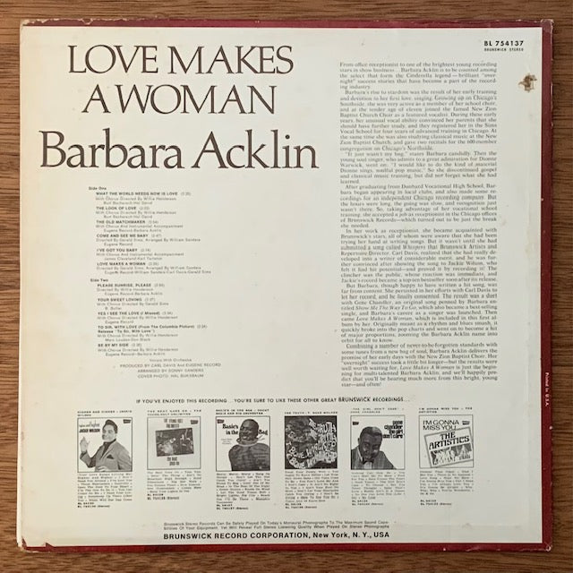 Barbara Acklin-Love Makes A Woman