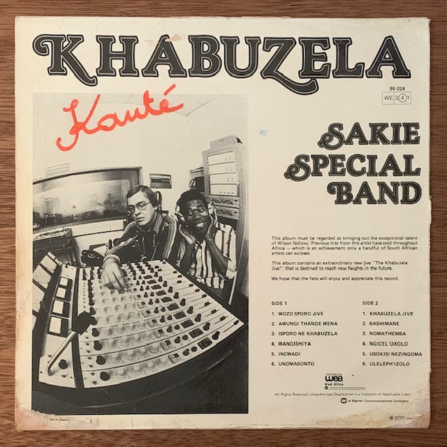 Sakie Special Band-Khabuzela Jive