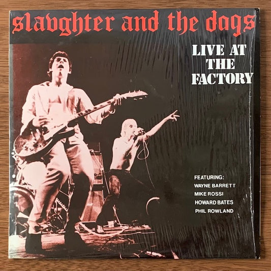 Slaughter And The Dogs-Live AT The Factory