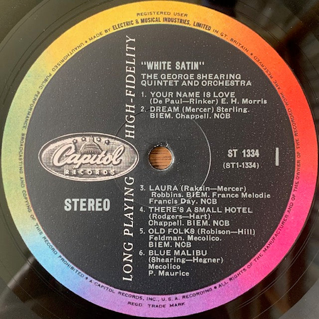 George Shearing - White Satin