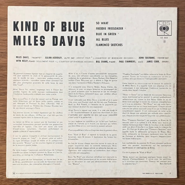 Miles Davis-Kind Of Blue