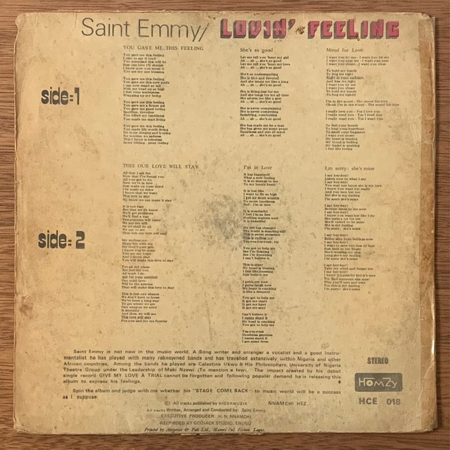 Saint Emmy - Lovin' Feeling