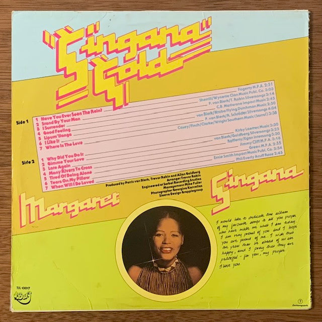 Margaret Singana-Singana Gold