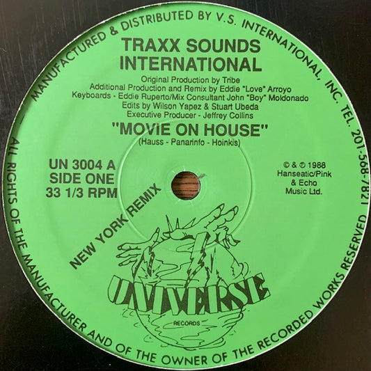 Traxx Sounds Int'l - Movie On House