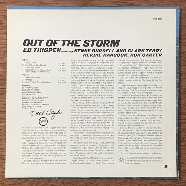 Ed Thigpen-Out Of The Storm