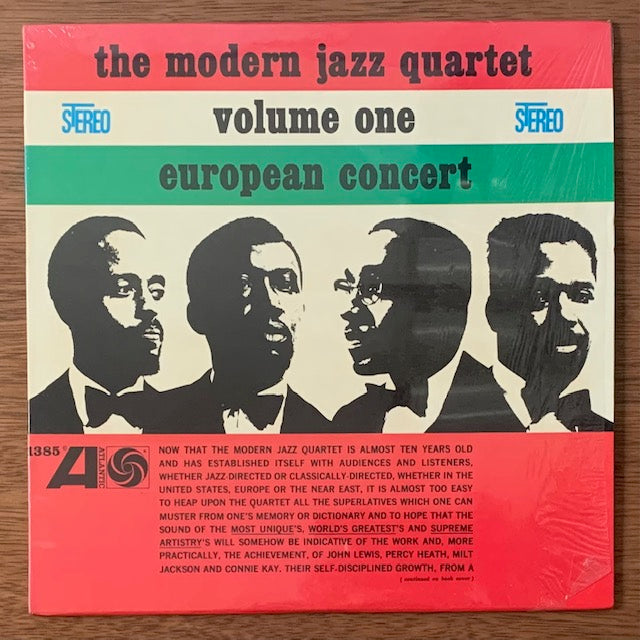 Modern Jazz Quartet-European Concert : Volume One