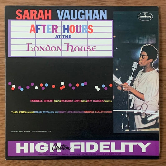 Sarah Vaughan-After Hours At The London House