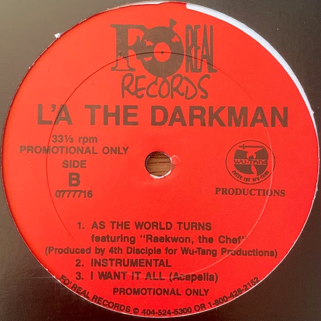 L'a The Darkman - I Want It All