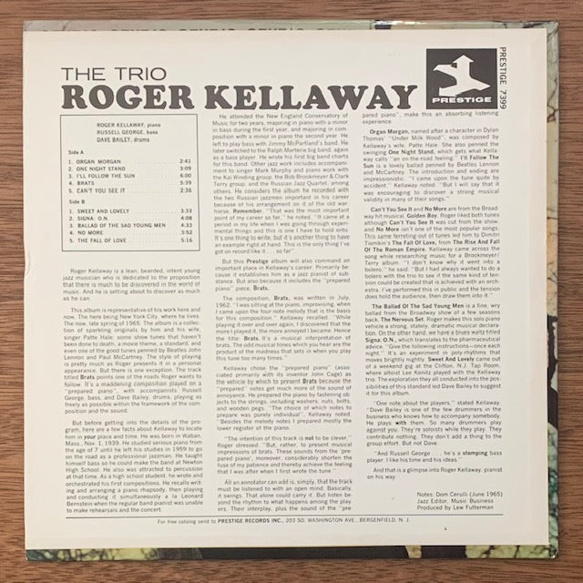 Roger Kellaway - Roger Kellaway Trio