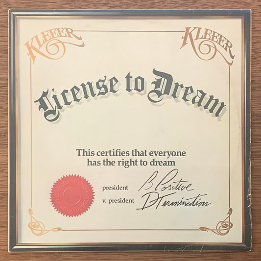 Kleeer - License To Dream