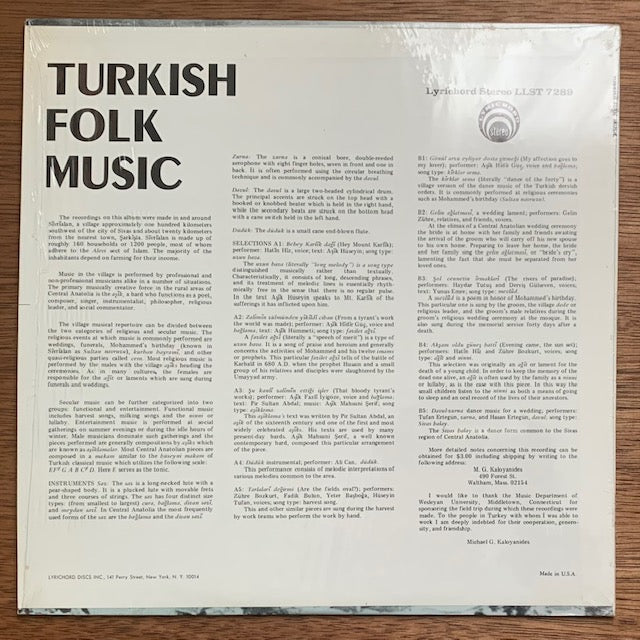 Turkish Folk Music