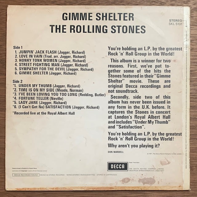 Rolling Stones - Gimme Shelter