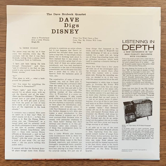 Dave Brubeck - Dave Digs Disney
