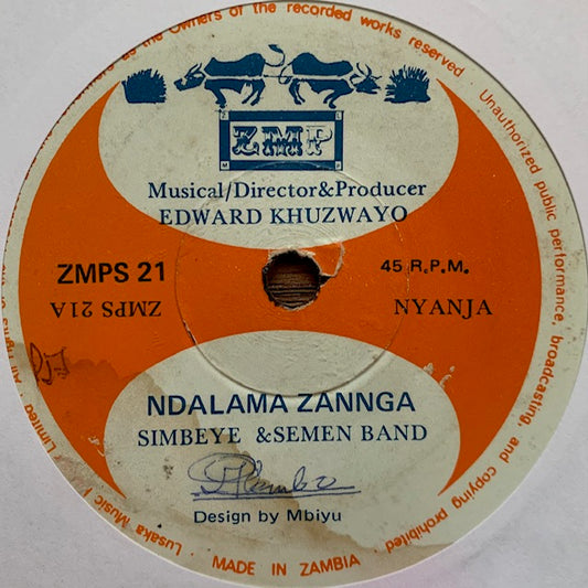 Simbeye & Semen Band - Kahora Mwanake