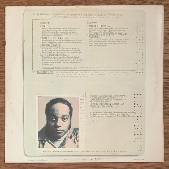 Eddie Harris - E.H. In The U.K.