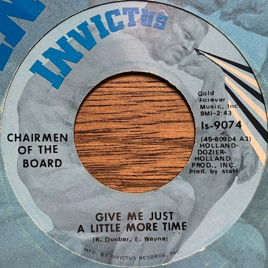 Chairmen Of The Board - Give Me Just A Little More Time