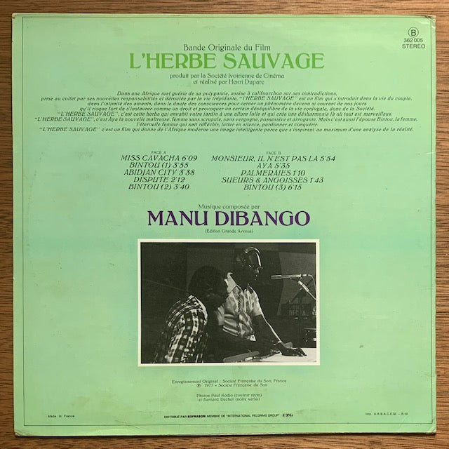 Manu Dibango - L'Herbe Sauvage