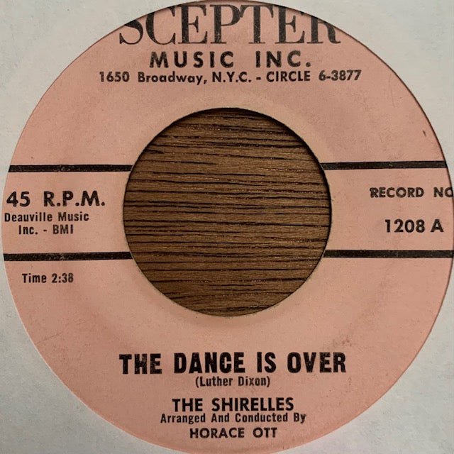 Shirelles - The Dance Is Over