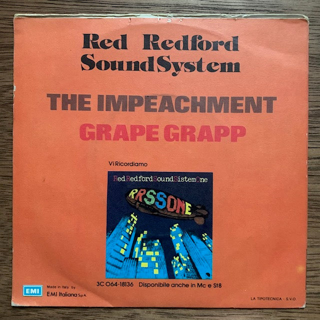 Red Redford Sound System - The Impeachment